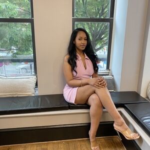 Pink Sleeveless Collared Tennis Dress